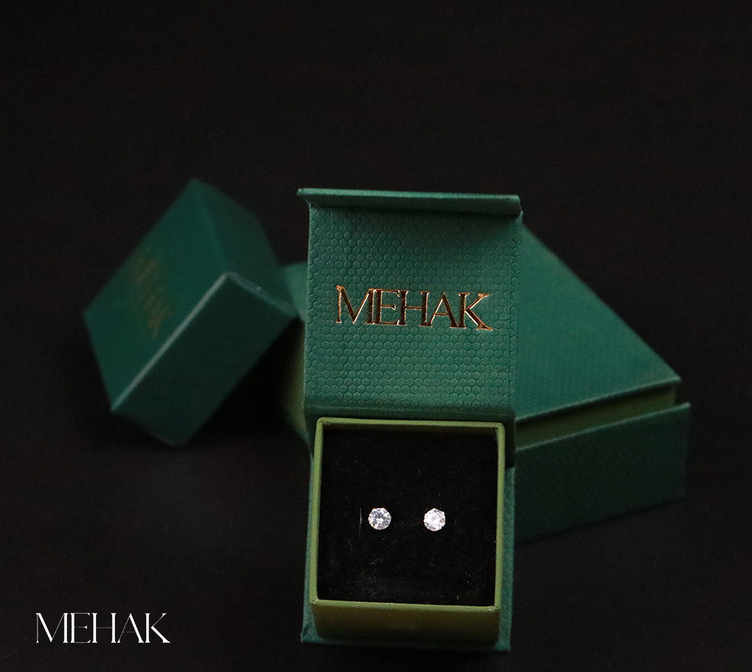 Dot With Diamondn Cut | Second Stud| Nosepin