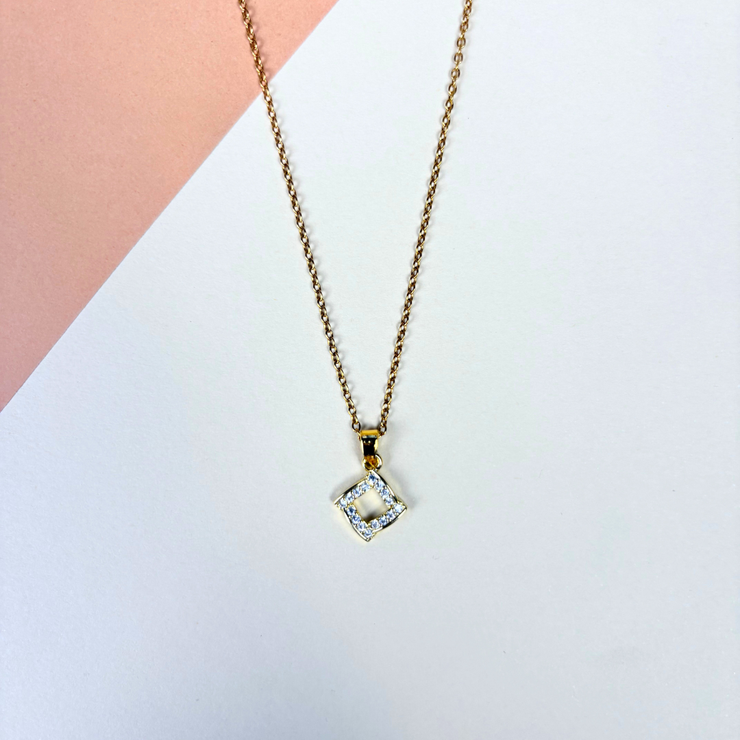 Diamond Square Pendant