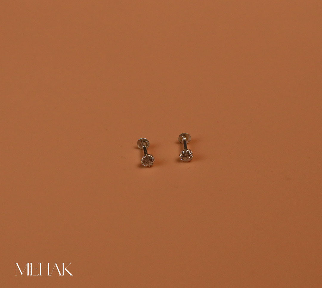 Dot With Stone|Second Stud| Nosepin