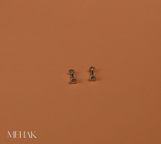 Dot With Stone|Second Stud| Nosepin