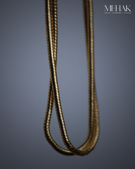 Premium Silver Anklets | Snake Chain |Gold Micro plated Jewelry