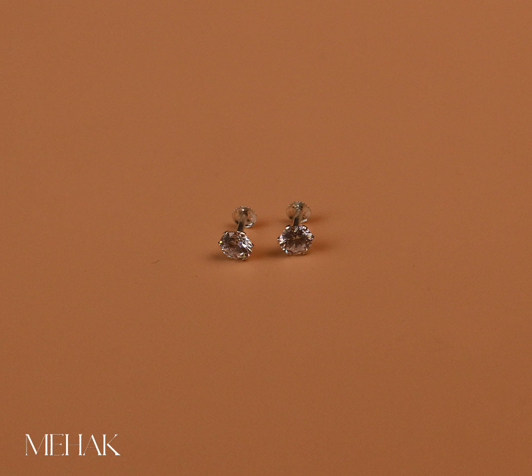 Dot With Diamondn Cut | Second Stud| Nosepin