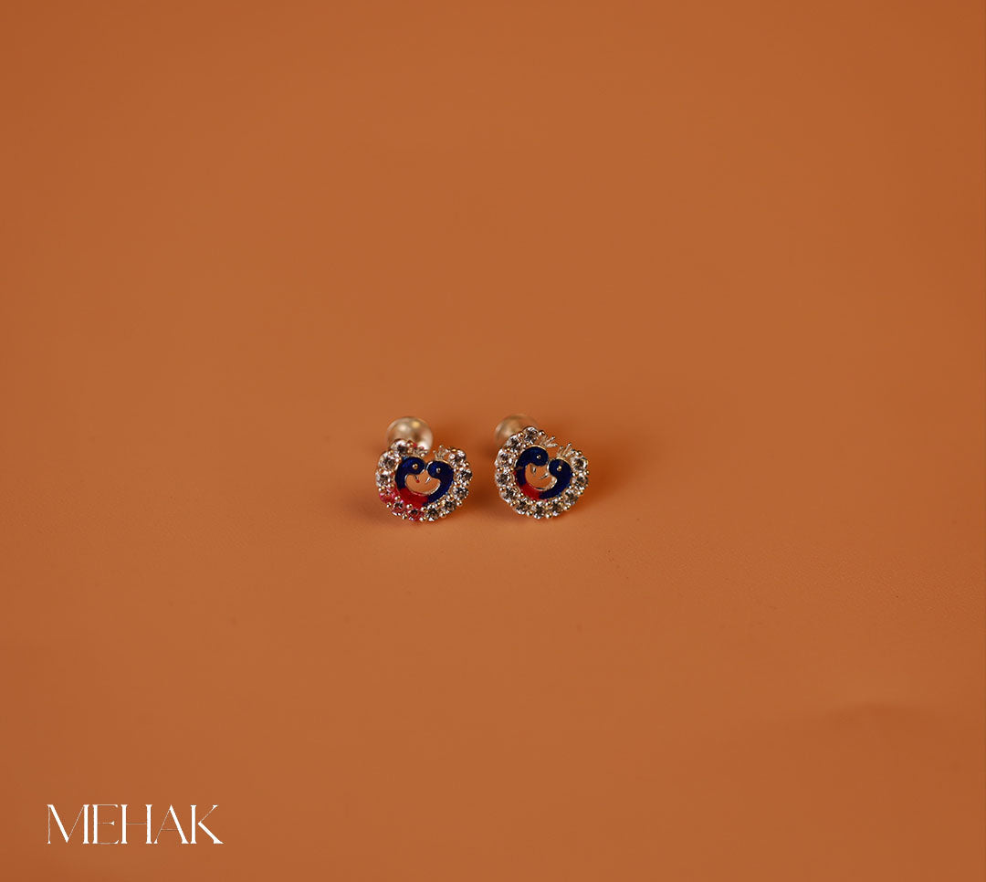 Twin Peacock Second Stud| Nosepin