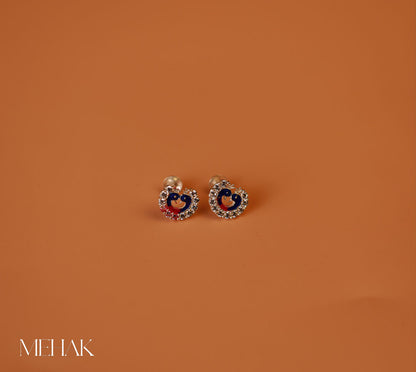 Twin Peacock Second Stud| Nosepin