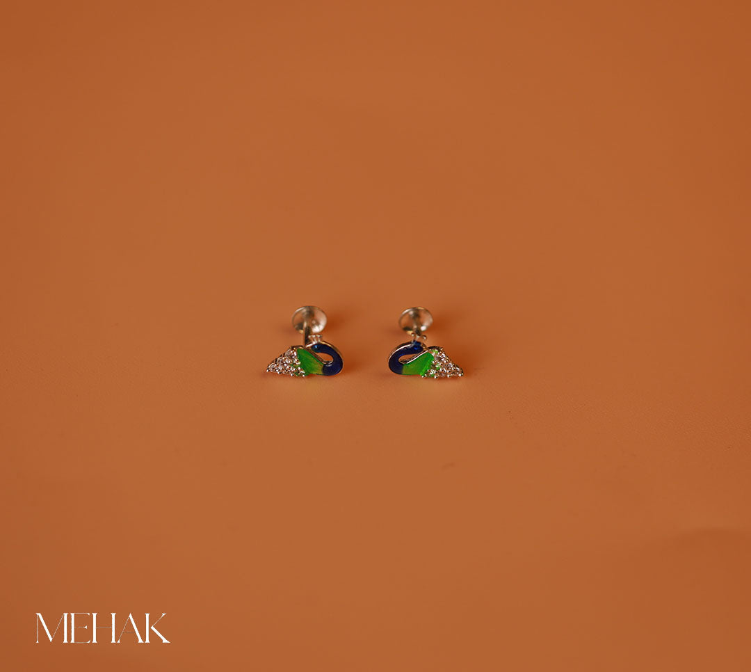 Peacock Second Stud | Nosepin