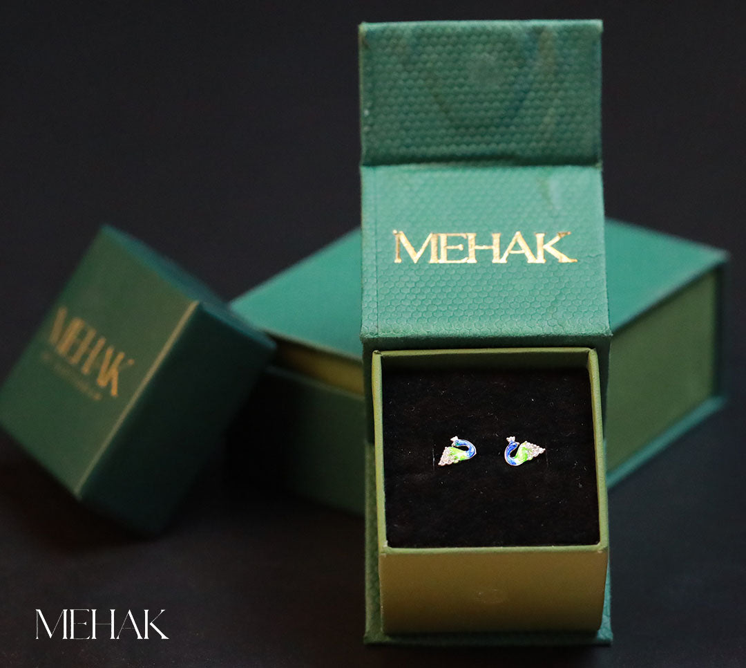 Peacock Second Stud | Nosepin