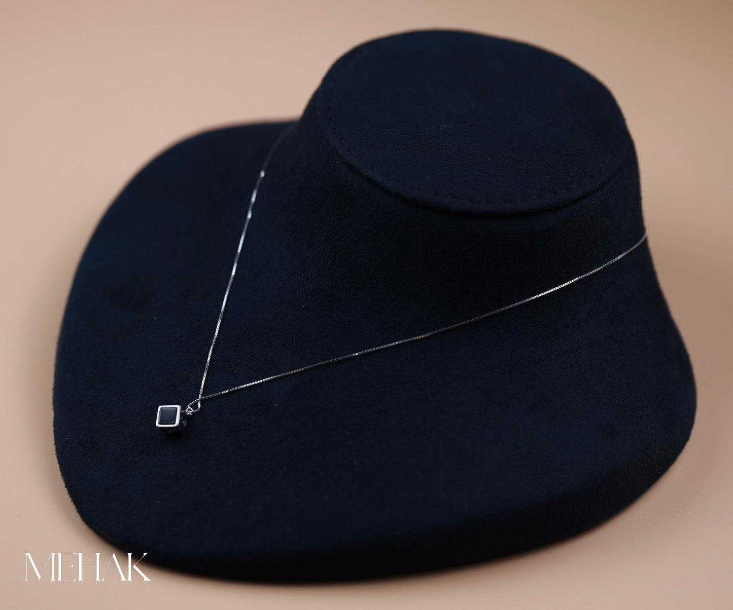 Luna Cube Pendant | Cube Necklace