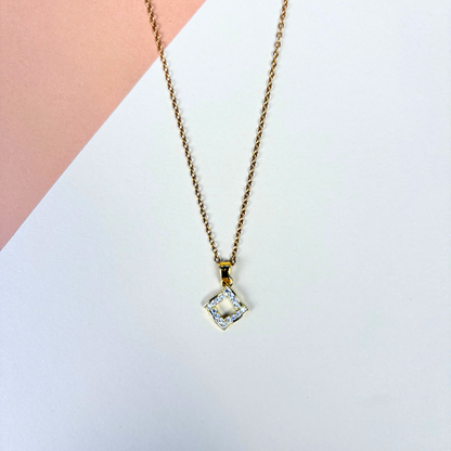 Diamond Square Pendant