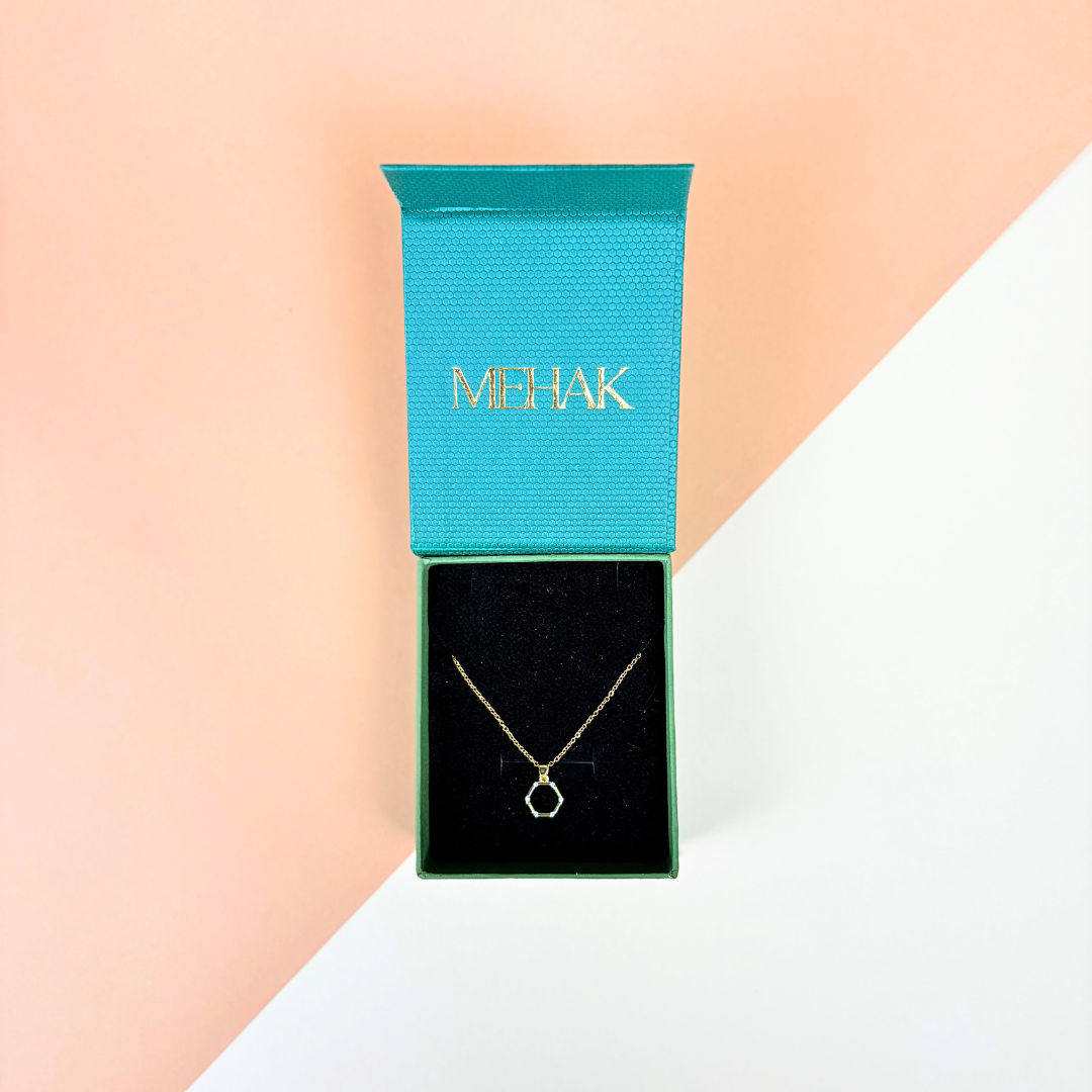 Tiny Hexagon Pendant