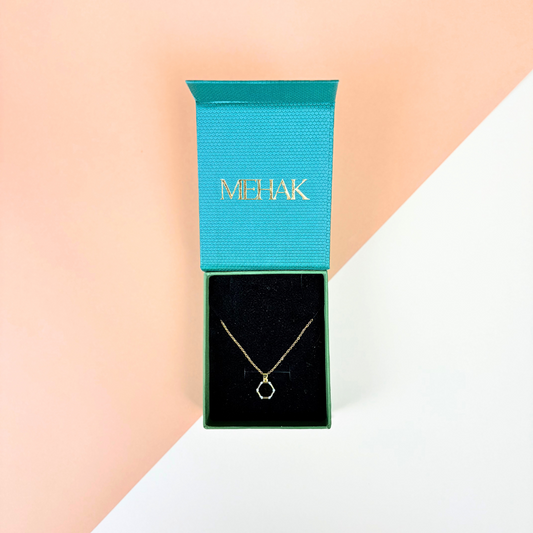 Tiny Hexagon Pendant