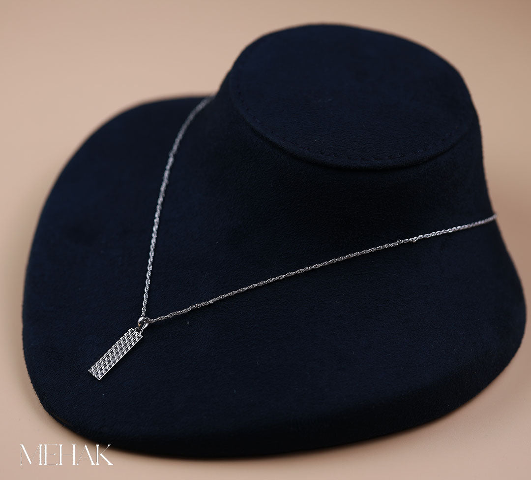 The Lumi bar Pendant| Unisex Necklace