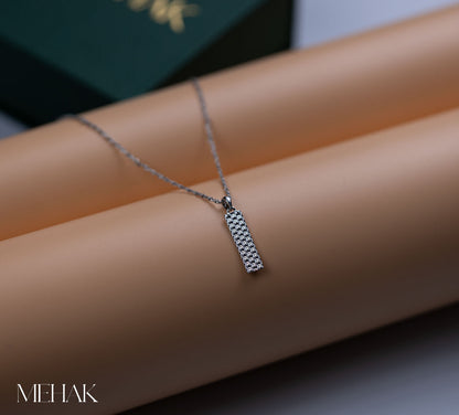 The Lumi bar Pendant| Unisex Necklace