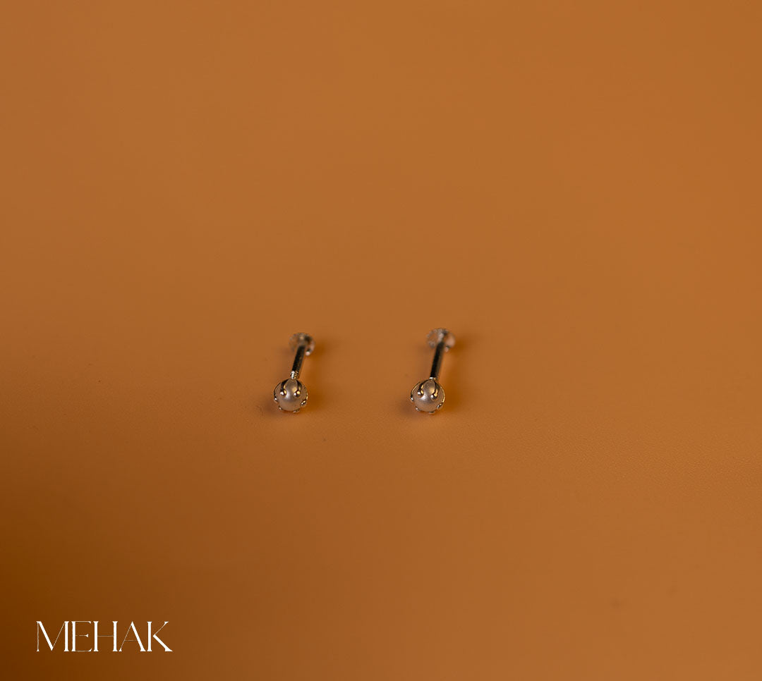 Peral Second Stud |Nose Pin